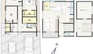 新潟の建売住宅tooneHOUSE（トーンハウス）の東区浜谷町A棟間取り図